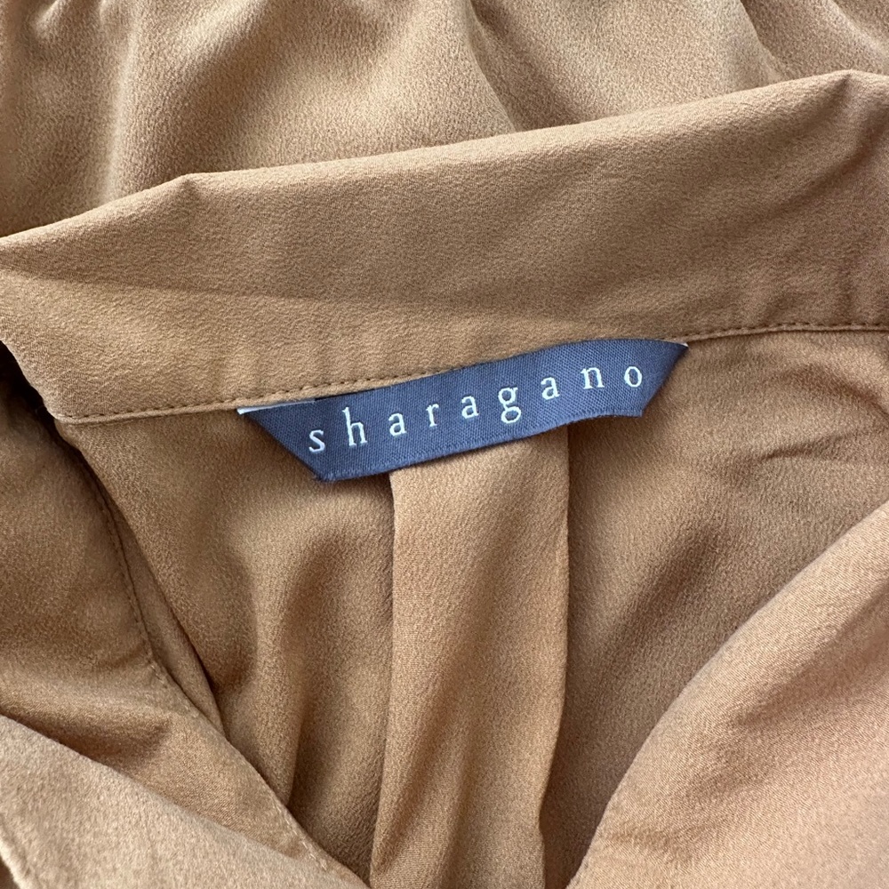 Sharagano Mustard Long Sleeve Blouse - Picture 4 of 4